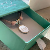 LETTER - customizable necklace silver medal 15mm